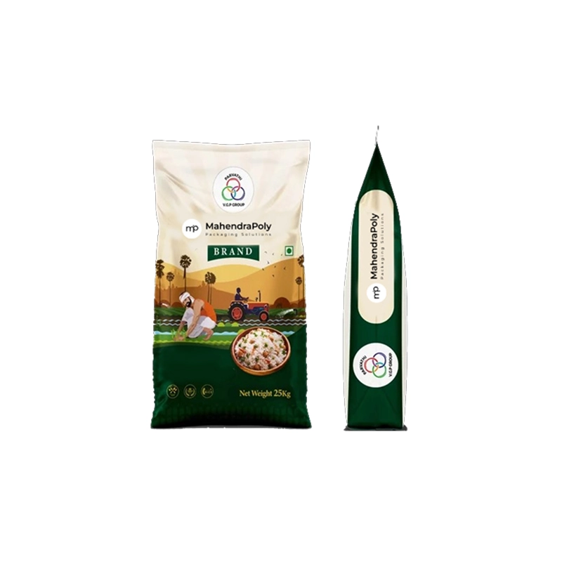 BOPP Laminated PP woven bottom gusset bags