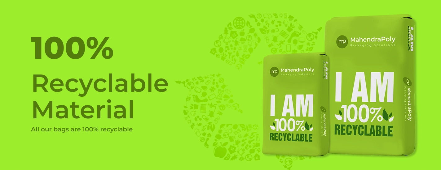 100% Recyclable Material